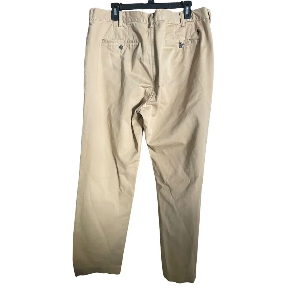 Polo Ralph Lauren Classic Cotton‎ Twill Chino Pants Tan 36/32